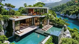 Tranquil Summer Jazz By The Sea &ndash; Positive Background Jazz Tunes In The Luxury Villa For Good Mood