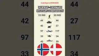 Who is the STRONGER Viking? 🇳🇴 Norway vs. Denmark 🇩🇰 | Military Power Comparison