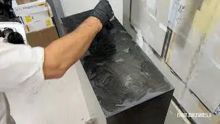 Belgium Blue Faux Marble - A RECIPE: Background Layer 1 (Part 1 of 3)