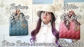 Dior Price Increase July 2022 - Before & After Prices Lady Dior, Bobby Bag, Dior Caro, & More