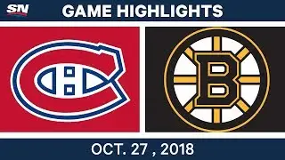 NHL Highlights | Canadiens vs. Bruins - Oct. 27, 2018