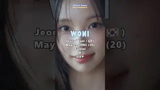 RESCENE Members Profile & Positions  #shorts #rescene #리센느 #remine #woni #liv #minami #may #zena