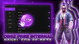 OB52 INTERNAL PANEL 🎁| 100% FREE & ANTIBAN ✅ | 👑 اقوى بانل ريجيديت