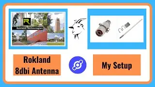 My Helium Network Hotspot Mining Setup using a Rokland 8 dBi Antenna with my RAK Wireless Miner