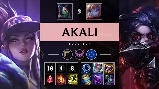 Akali Top vs Poppy - EUW Master Patch 25.06