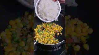 How to Make Peas Corn Rice - A Healthy and Delicious Side Dish #shorts