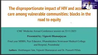 The disproportionate impact of HIV & access to care among vulnerable communities :: CMC-MAC 2023