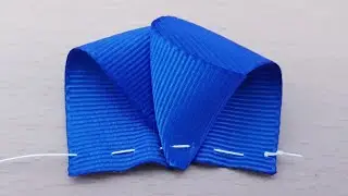 Flor Na Fita De gorgurão número 5