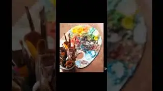 Dive into world of colors and creativity #ArtisticInspiration #PaintingPassion #CreativityUnleashed