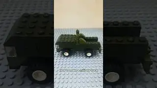 how to make a lego  military truck.#lego  #minecraft #shorts
