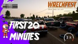 Wreckfest - First 20 minutes of Gameplay on XBOX Series X Game Pass