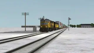ORTS: UP SD70M #4485 WB IG4TA-05 At Clinton, IA