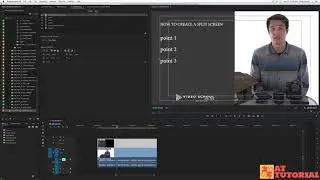 Adobe Premiere Pro CC tutorial - Split Screen Tutorial