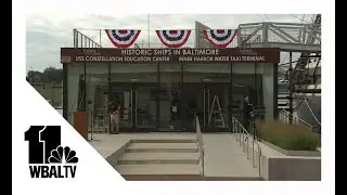 USS Constellation's visitor's center opens with Water Taxi stop