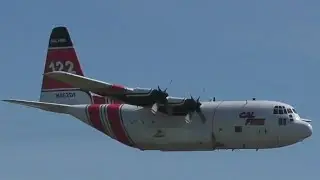 Amazing CALFIRE Demo - C-130s, OV-10 and more!