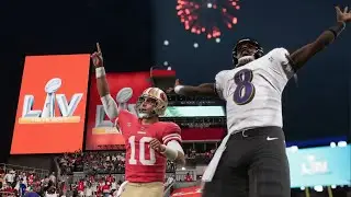 Madden 21 - Ravens vs 49ers | Lamar vs Jimmy G - Super Bowl Gameplay - San Francisco vs Baltimore