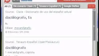 Definici&oacute;n de dactil&oacute;grafa