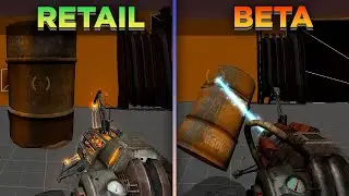 Half-Life 2 Gravitygun Retail VS Beta Comparison