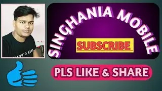 SINGHANIA MOBILE INTRO KAISE BANAY ?/#INTRO KAISE BANAY