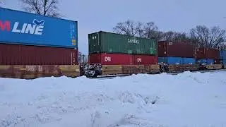 CN Z149 w/ Inspection Car 