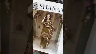 Luxury embroided dresses with laser cutwork shawl order now whatsappp