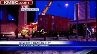 Tractor Trailer Full Of Auto Parts Flips On Ramp