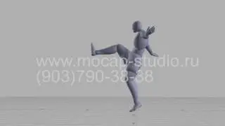 Library Motion capture. 05 KICK Удар ногой