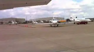 Noisy old Sabreliner 60 Taxing out