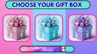 3 Gift Box Challenge: Pick 2 Good Gifts or 1 Bad Surprise! 😲💝 #chooseyourgift #giftbox #Shorts 