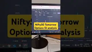 Nifty50 Tomorrow Options Oi analysis #nifty #oianalysis #trading #tradinglevels #shorts