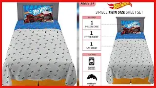 Great product -  Franco Kids Bedding Super Soft Sheet Set, 3 Piece Twin Size, Hot Wheels