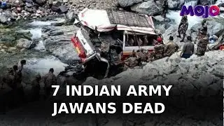 Ladakh | Bus Carrying 26 Indian Army Soldiers Falls Into River | 7 Dead, 19 Injured