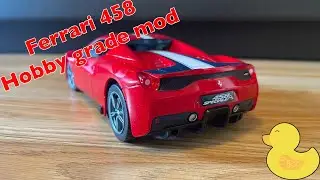 Rastar Ferrari 458 SPECIALE 1/24 RC car hobby grade conversion #ferrari #ferrari458 #rastar #rccar