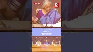 GST Reforms: Nirmala Sitharaman Slashes GST On Common Man Essentials