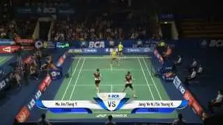 Ma Jin/Tang Yuanting (CHN) VS Jang Ye Na/So Young Kim (KOR) - BCA Indonesia Open 2014