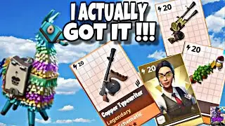 OPENING NEW YEAR 2 BIRTHDAY LLAMA | THEY ACTUALLY GAVE IT TO ME | FORTNITE SAVE THE WORLD