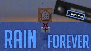 Minecraft: PERMANENT Rain | Command Block Trick