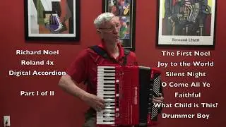 Christmas Selections Part I FR-4x Accordion, Richard Noel