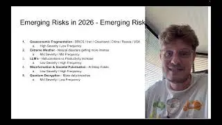 Emerging Risks in 2026, Enterprise Risk Management, F106/SP9/ERM