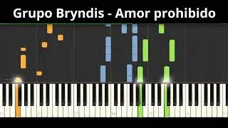 Grupo Bryndis 🎹 °Amor prohibido° #cumbia #tutorial #piano #suscribete