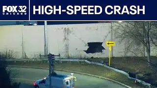 Driver killed after car goes airborne, crashes through barrier on I-55 in Romeoville