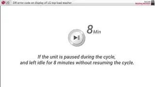 [LG Top Load Washers] DR Error Code Appears On Display