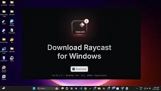 First Look at Raycast for Windows &mdash;  Full Hands-On First Impression !
