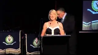 Snr Cst Janine Robinson (Cowra LAC) earns the 2014 Rotary Community Award