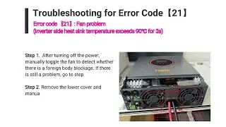 PowMr 3000W/5000W Solar Inverter Fault Code [21]? Here's How to Troubleshoot It Easily!
