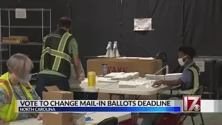 NC Senate Republicans vote to move up deadline for mail-in ballots