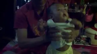 Playing with uncle Roy