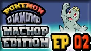 Can i beat Pokemon Diamond with only Machop? Ep 02