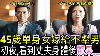 「我不能行房」富豪向45歲女提出契約婚,但新婚夜她看見他身體...驚呆了