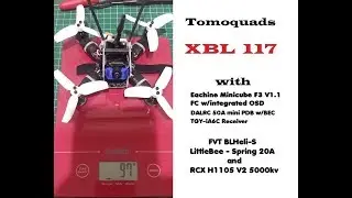 Tomoquads XBL 117 with TGY- iA6C - maiden flight